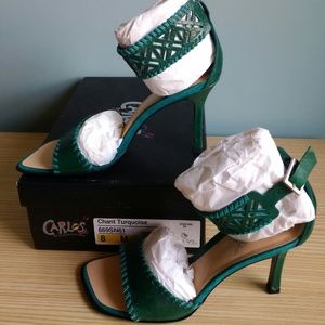 Carlos Santana CHANT Sandals Turquoise - 8M